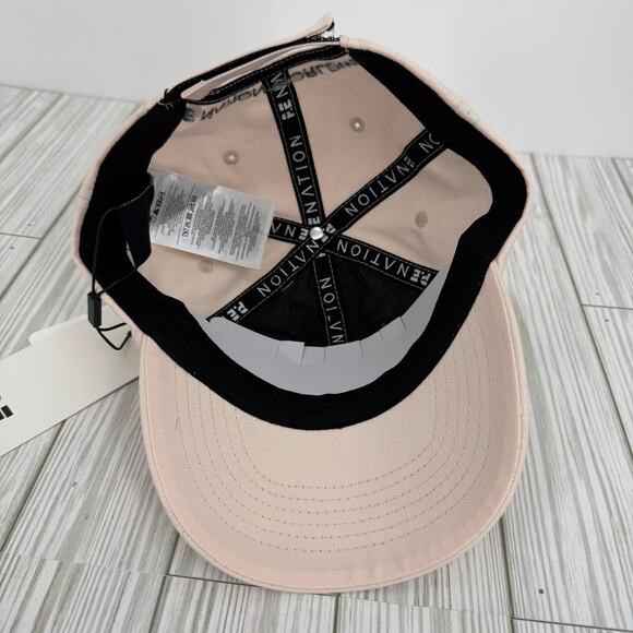 P.E Nation homage cap hat blush pink OSFA NEW main image 4